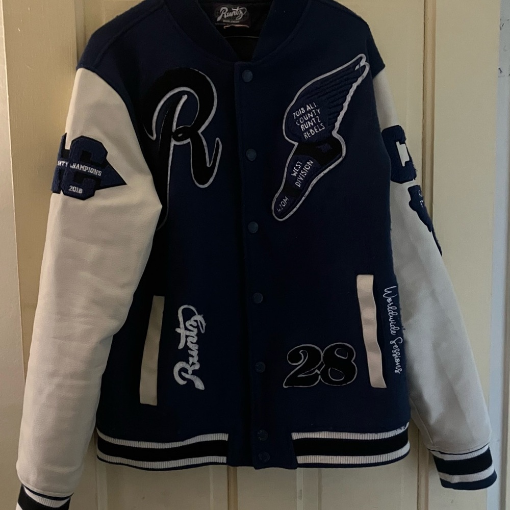Men’s Large Runtz Varsity Jacket